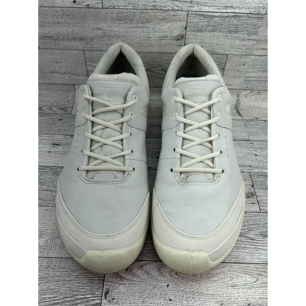 Ecco Golf S-Three White Leather Spikeless Shoes Women Sz 9-9.5 10058350874